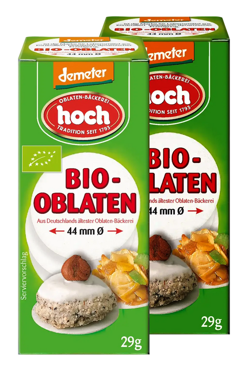 Demeter Bio-Oblaten 44 mm Ø, 2er-Pack