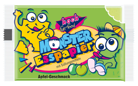 Tüte Esspapier grün mit Figuren Animal Park