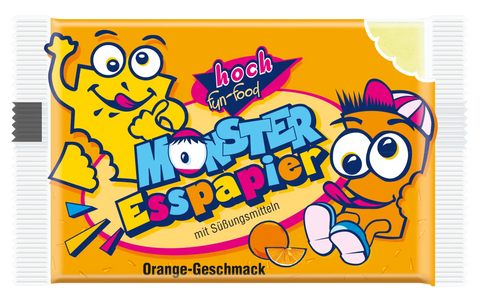 Tüte Esspapier gelb mit Figuren Animal Park