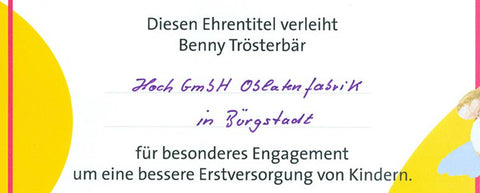 Ehrentitel für soziales Engagement für Kinderhospiz in Würzburg