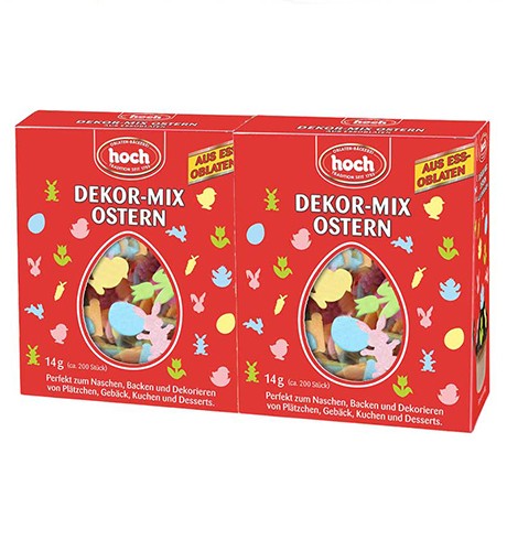 DEKOR-MIX OSTERN aus Essoblaten 2er-Pack