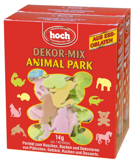 DEKOR-MIX ANIMAL PARK aus Essoblaten, 2er-Pack