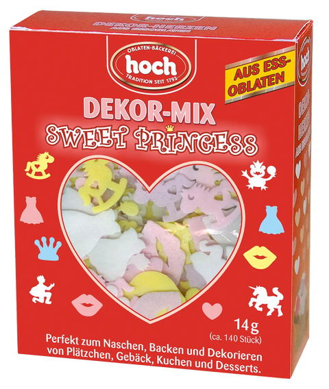 DECOR MIX SWEET PRINCESS made from wafers, pack of 2