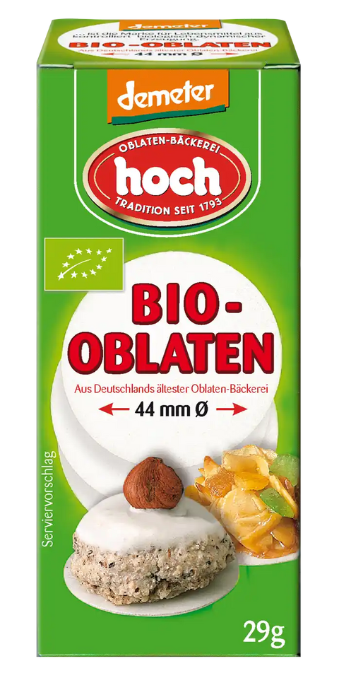 Demeter Bio-Oblaten 44 mm Ø, 2er-Pack
