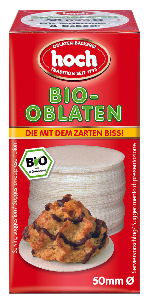 Organic wafers 50 mm Ø, pack of 2