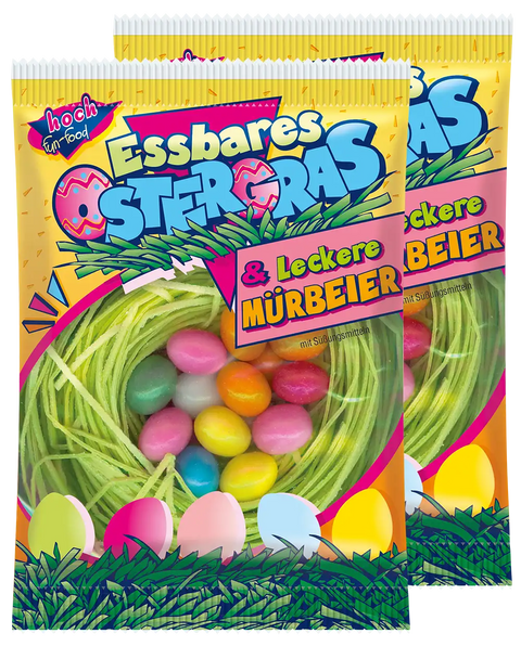 Essbares Ostergras & Leckere Mürbeier, 2er Pack